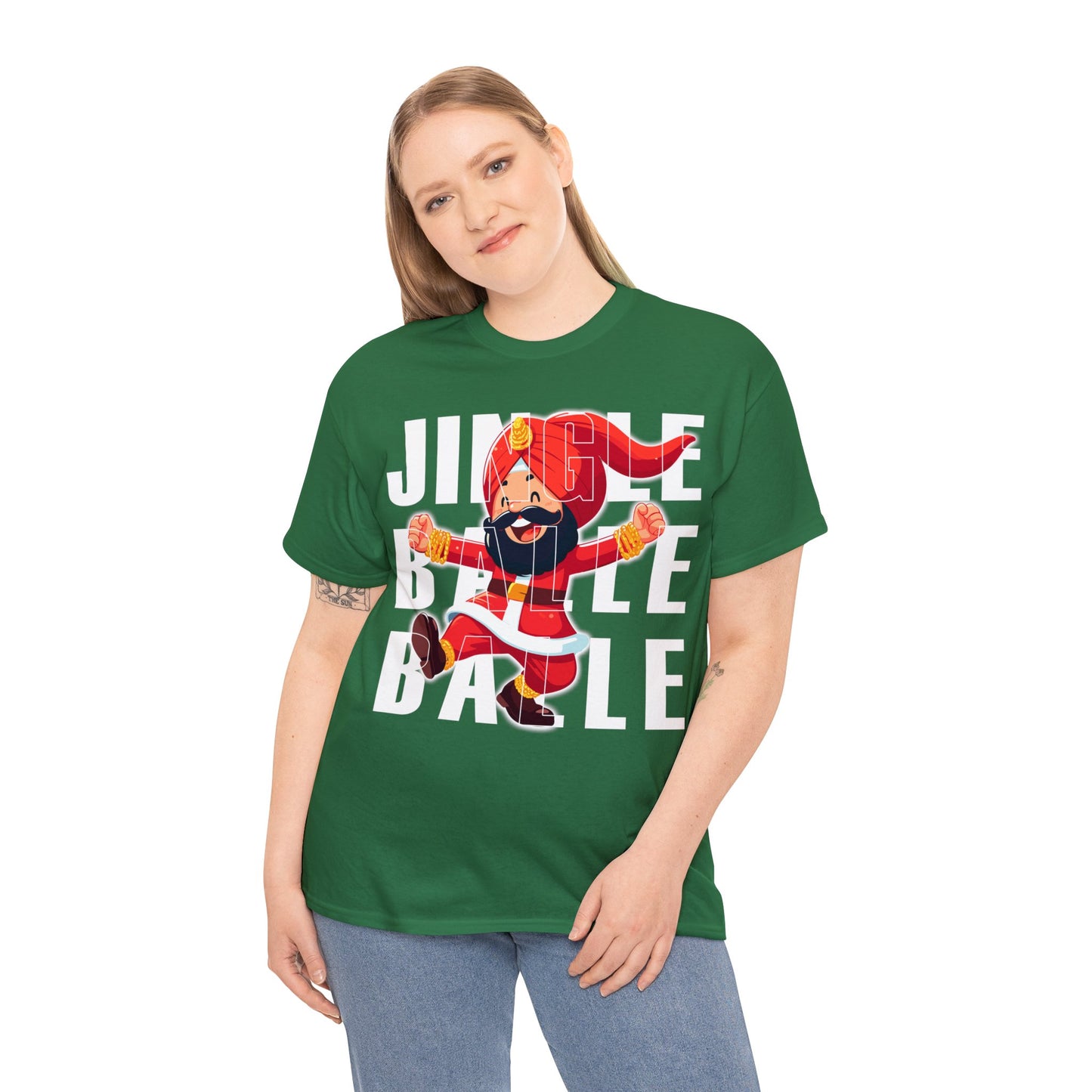 Christmas Unisex Heavy Cotton Tee - Jingle Balle Balle