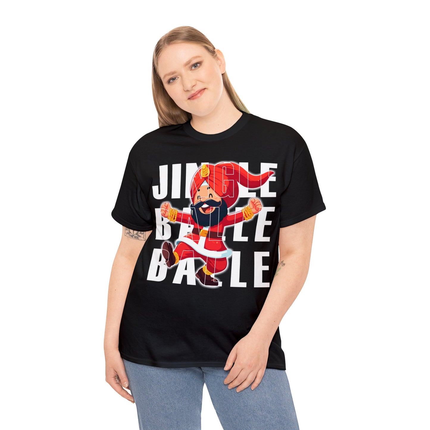 Christmas Unisex Heavy Cotton Tee - Jingle Balle Balle