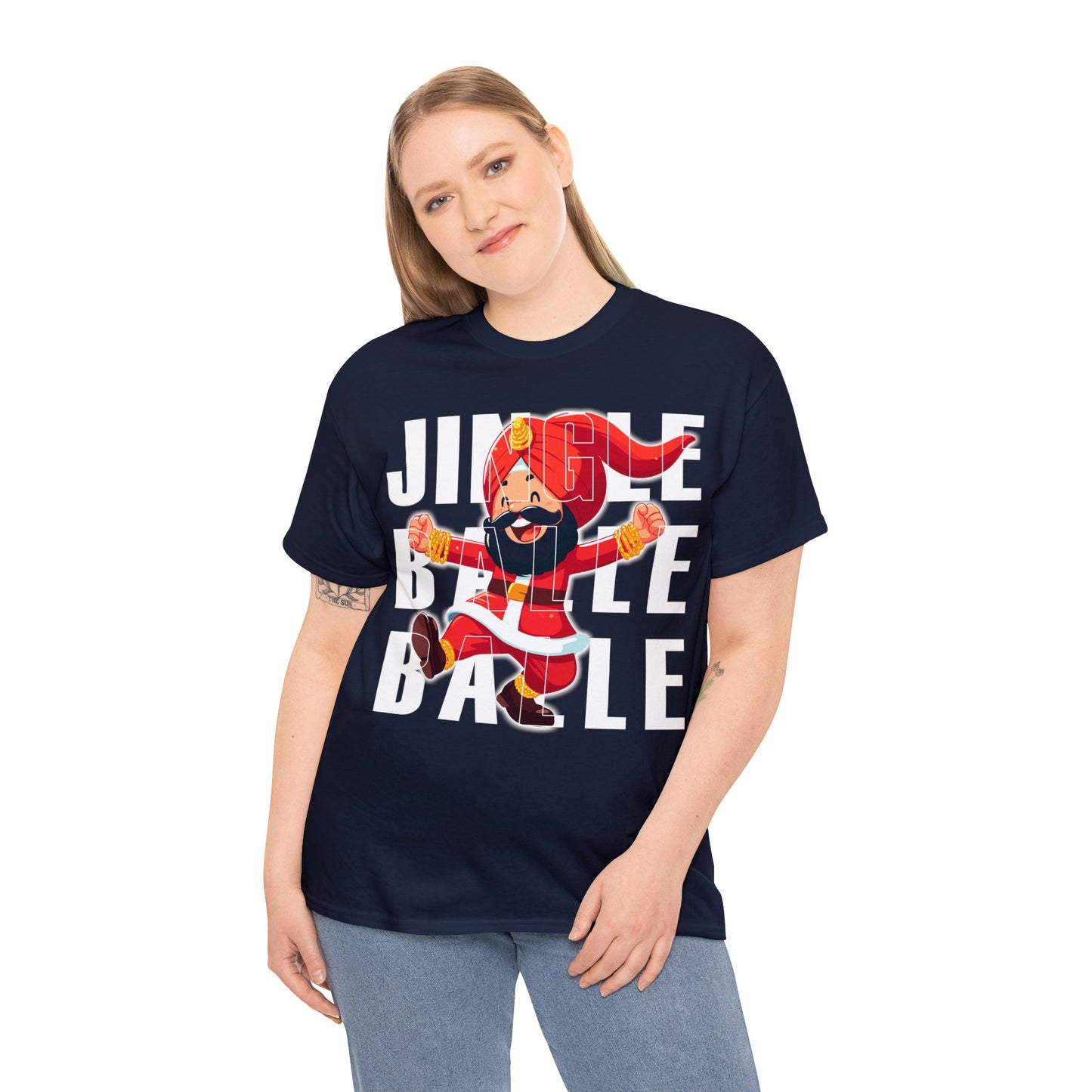 Christmas Unisex Heavy Cotton Tee - Jingle Balle Balle