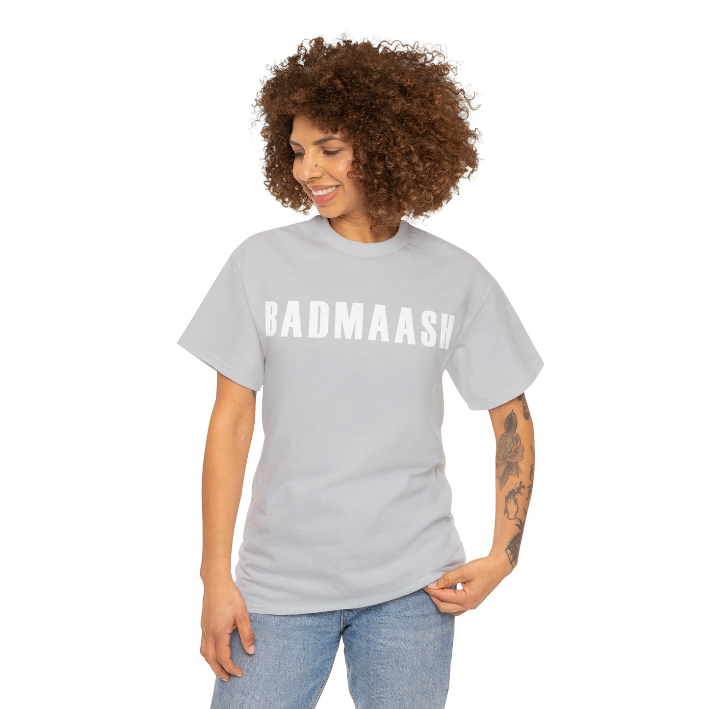 Women Heavy Cotton Tee - Badmaash