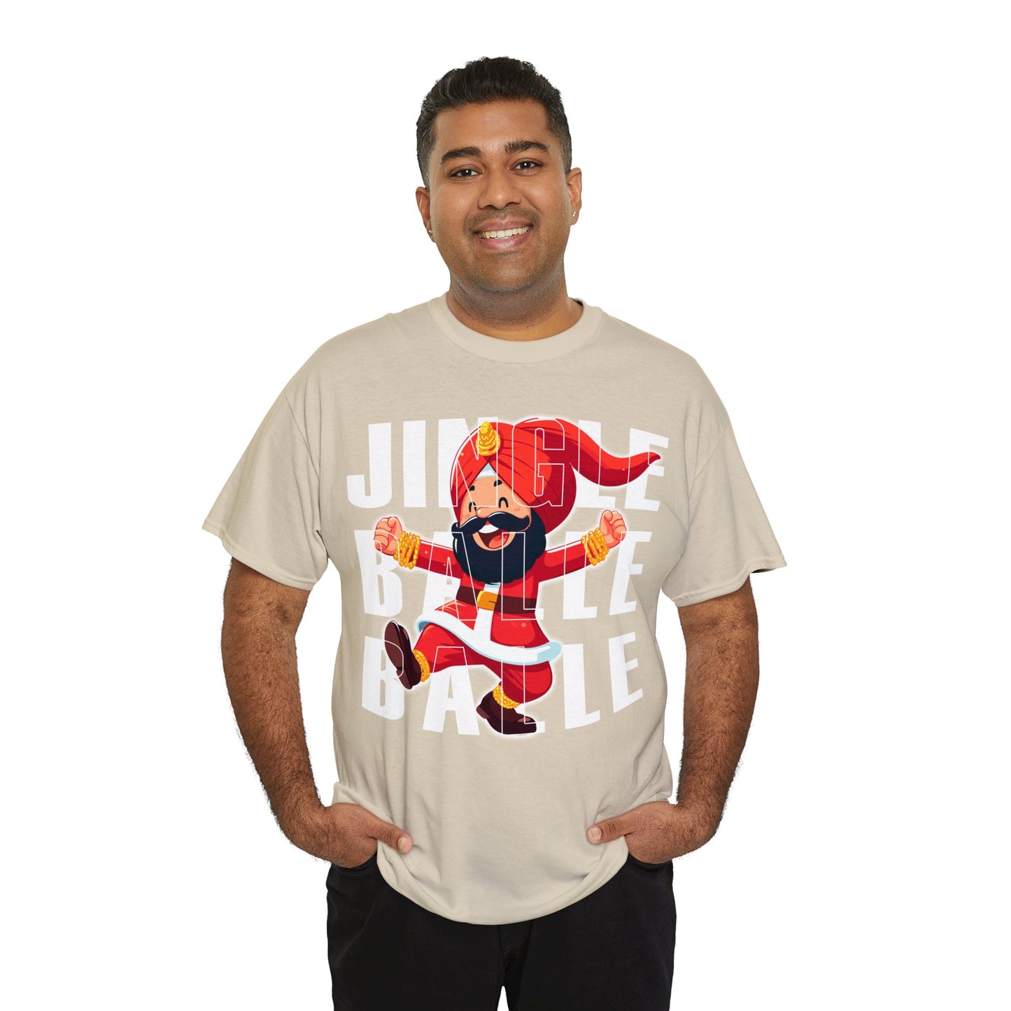 Christmas Unisex Heavy Cotton Tee - Jingle Balle Balle