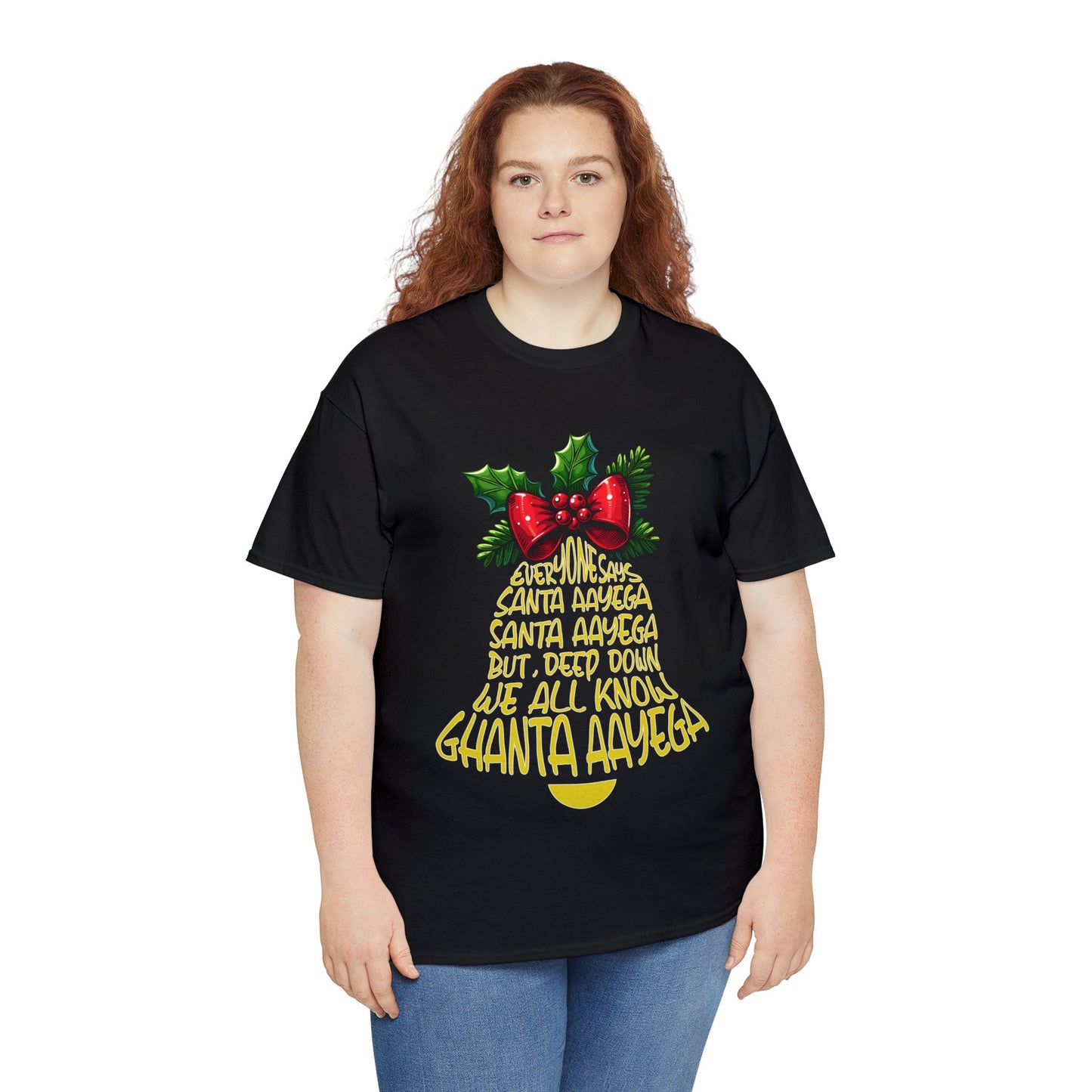 Christmas Unisex Heavy Cotton Tee - Ghanta Aayega