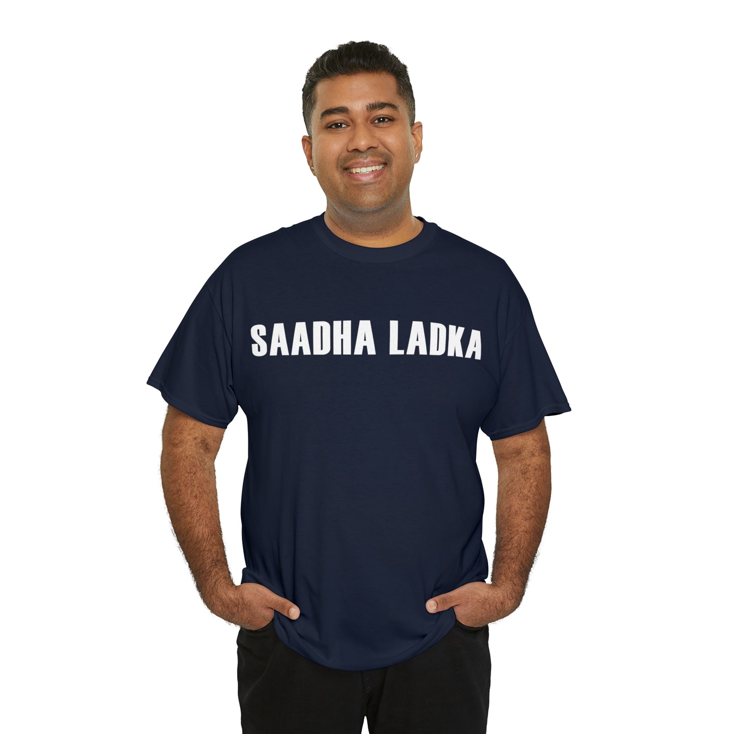 Short-Sleeve Men Printed T-Shirt - Saadha Ladka