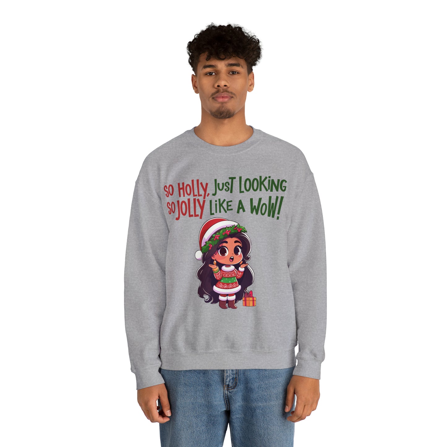 Funny Christmas Jumper - Just Looking Like A WOW