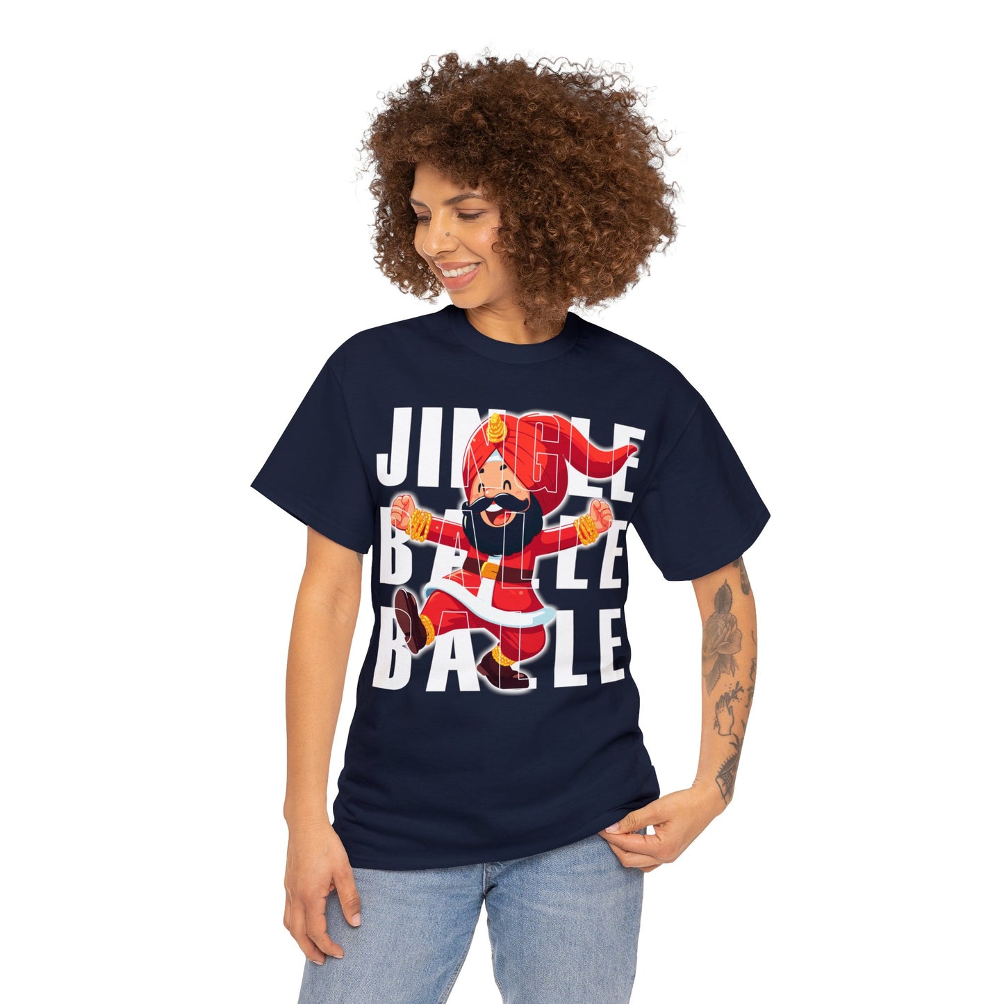 Christmas Unisex Heavy Cotton Tee - Jingle Balle Balle