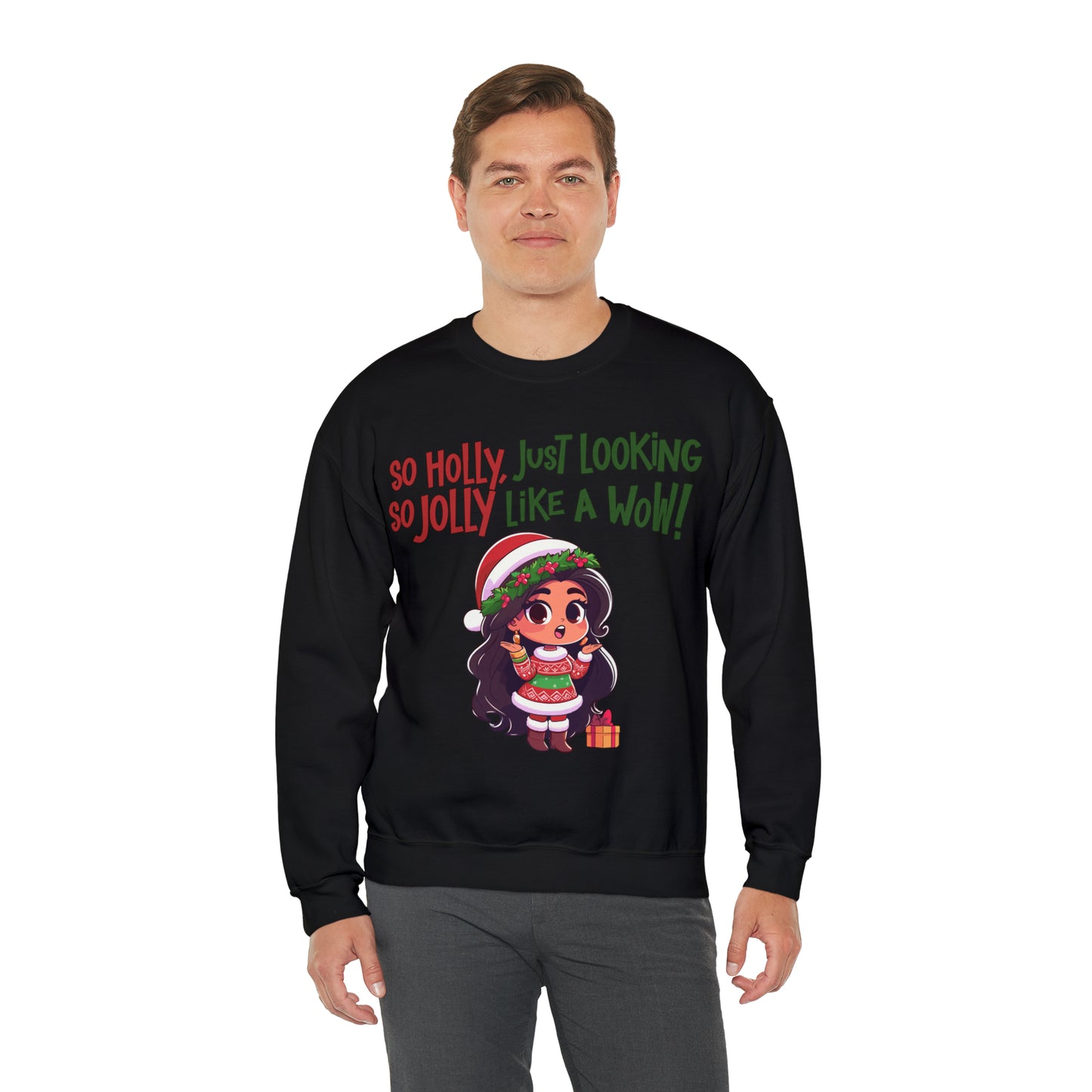 Funny Christmas Jumper - Just Looking Like A WOW