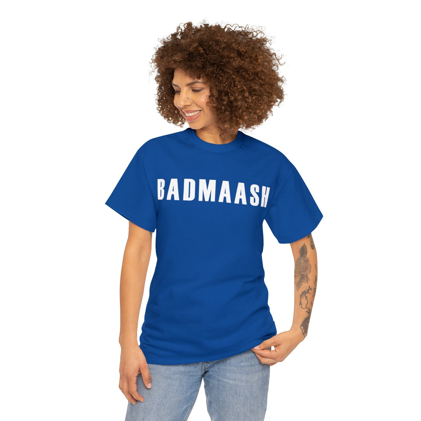 Women Heavy Cotton Tee - Badmaash