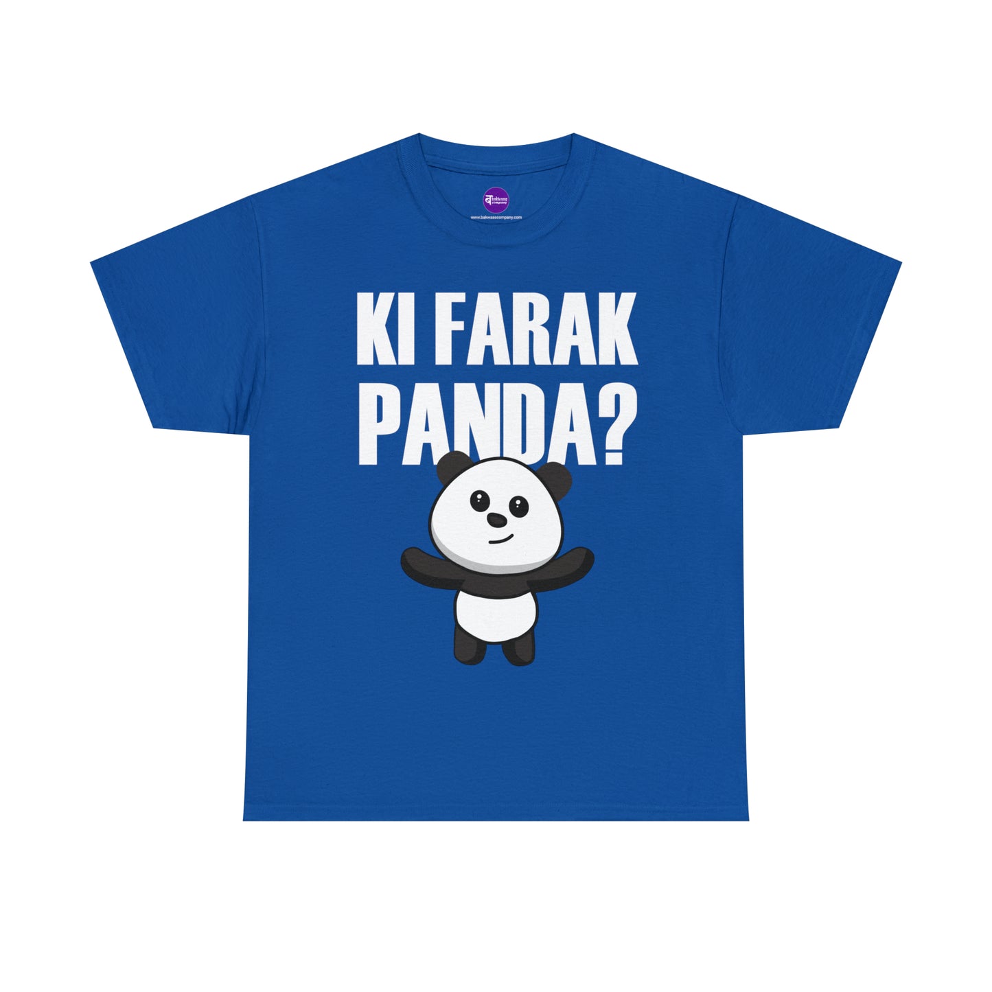 Unisex Heavy Cotton Tee - Ki Farak Panda