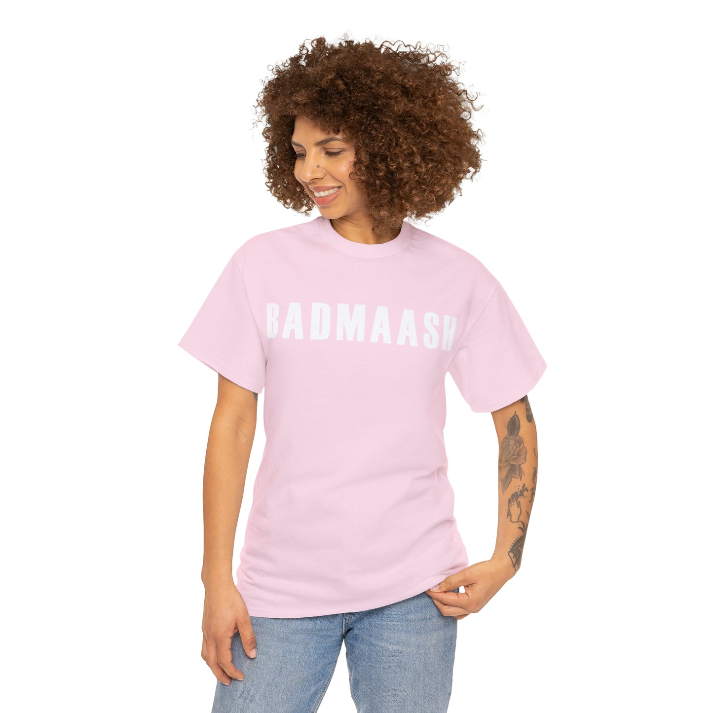 Women Heavy Cotton Tee - Badmaash