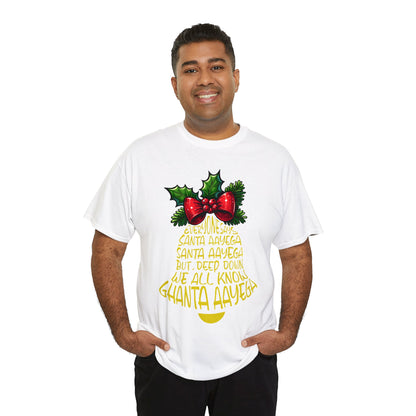 Christmas Unisex Heavy Cotton Tee - Ghanta Aayega