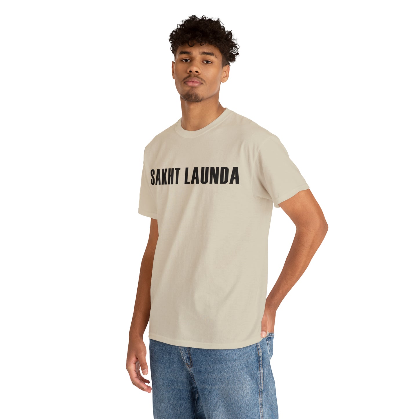 Short-Sleeve Men Printed T-Shirt - Sakht Launda