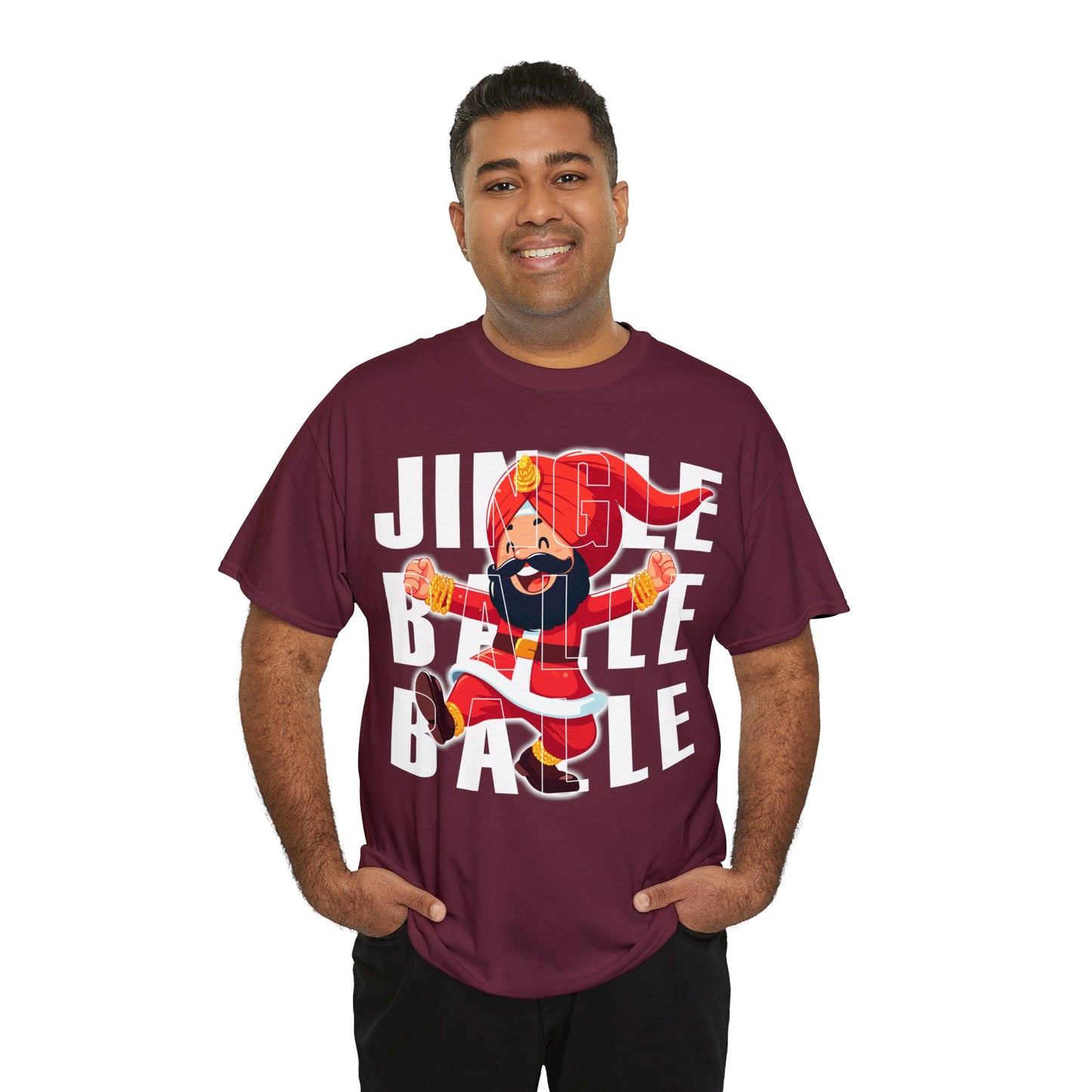 Christmas Unisex Heavy Cotton Tee - Jingle Balle Balle