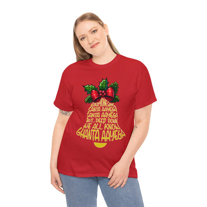 Christmas Unisex Heavy Cotton Tee - Ghanta Aayega