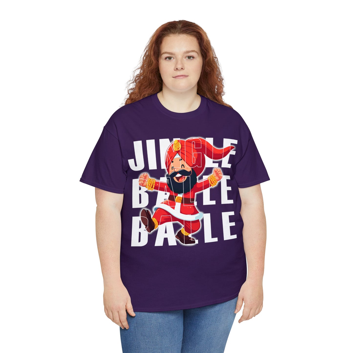 Christmas Unisex Heavy Cotton Tee - Jingle Balle Balle