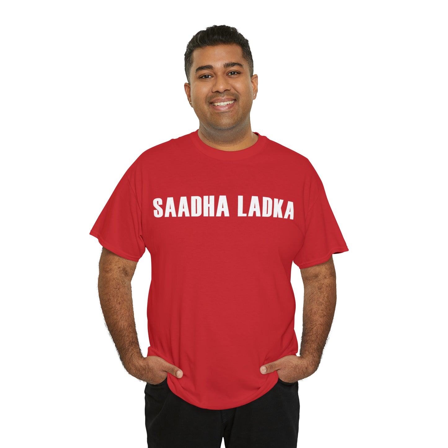 Short-Sleeve Men Printed T-Shirt - Saadha Ladka