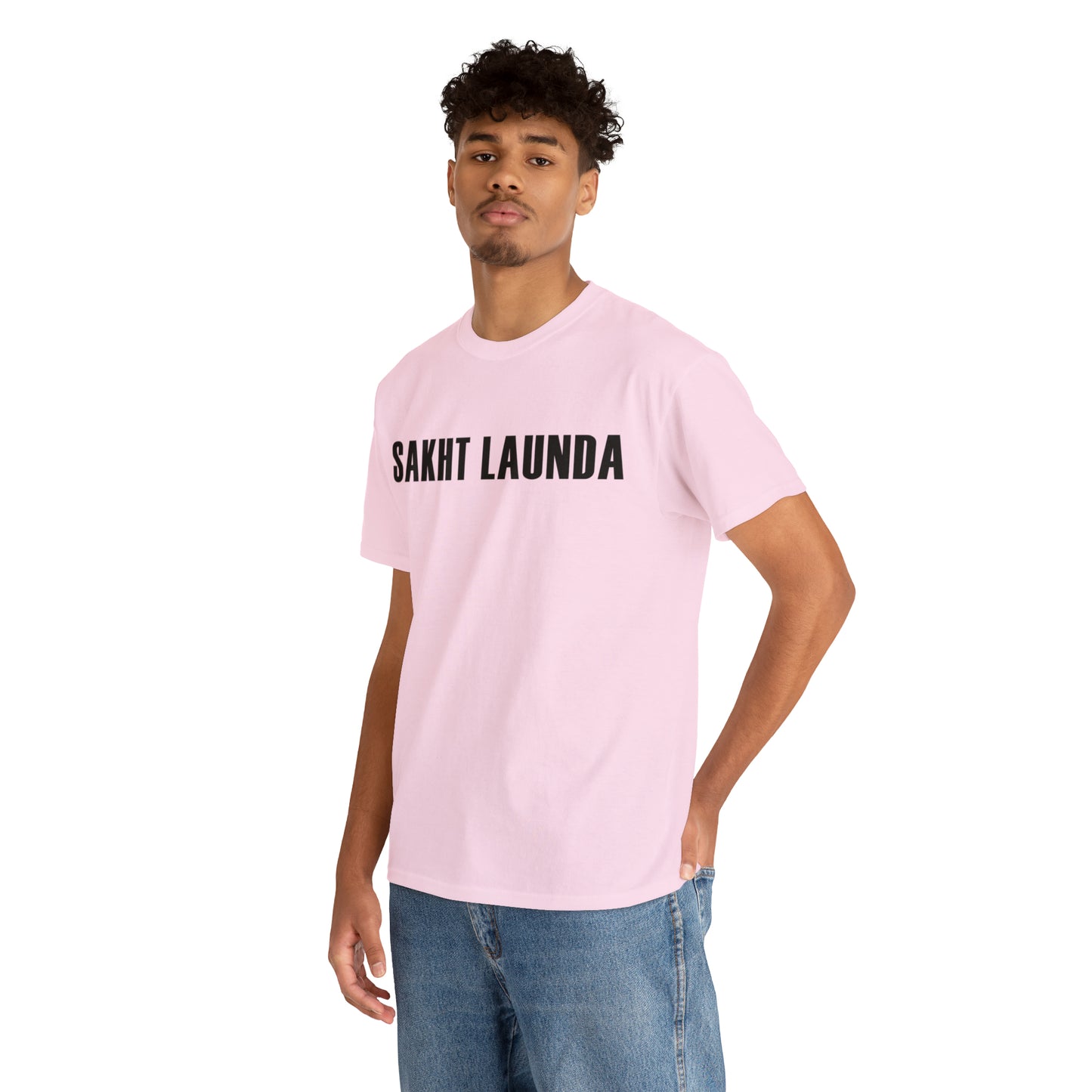 Short-Sleeve Men Printed T-Shirt - Sakht Launda