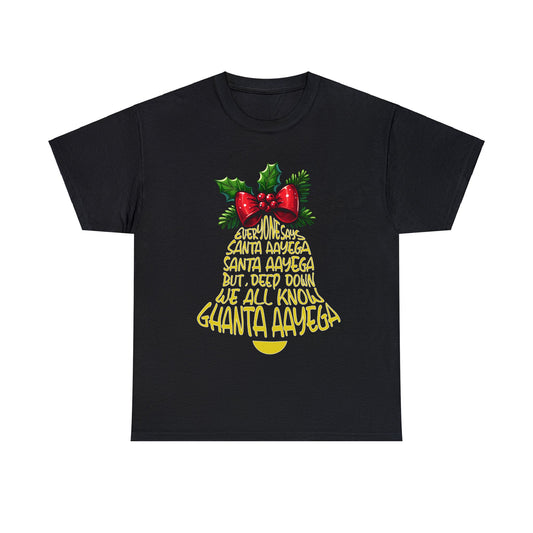 Christmas Unisex Heavy Cotton Tee - Ghanta Aayega