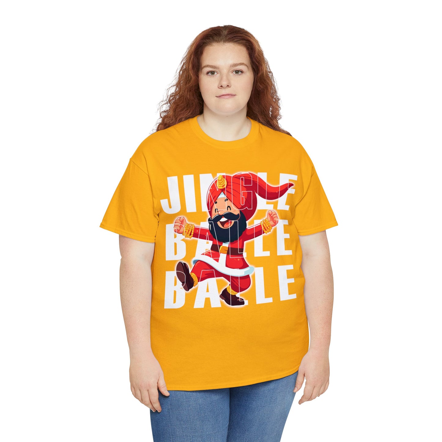 Christmas Unisex Heavy Cotton Tee - Jingle Balle Balle