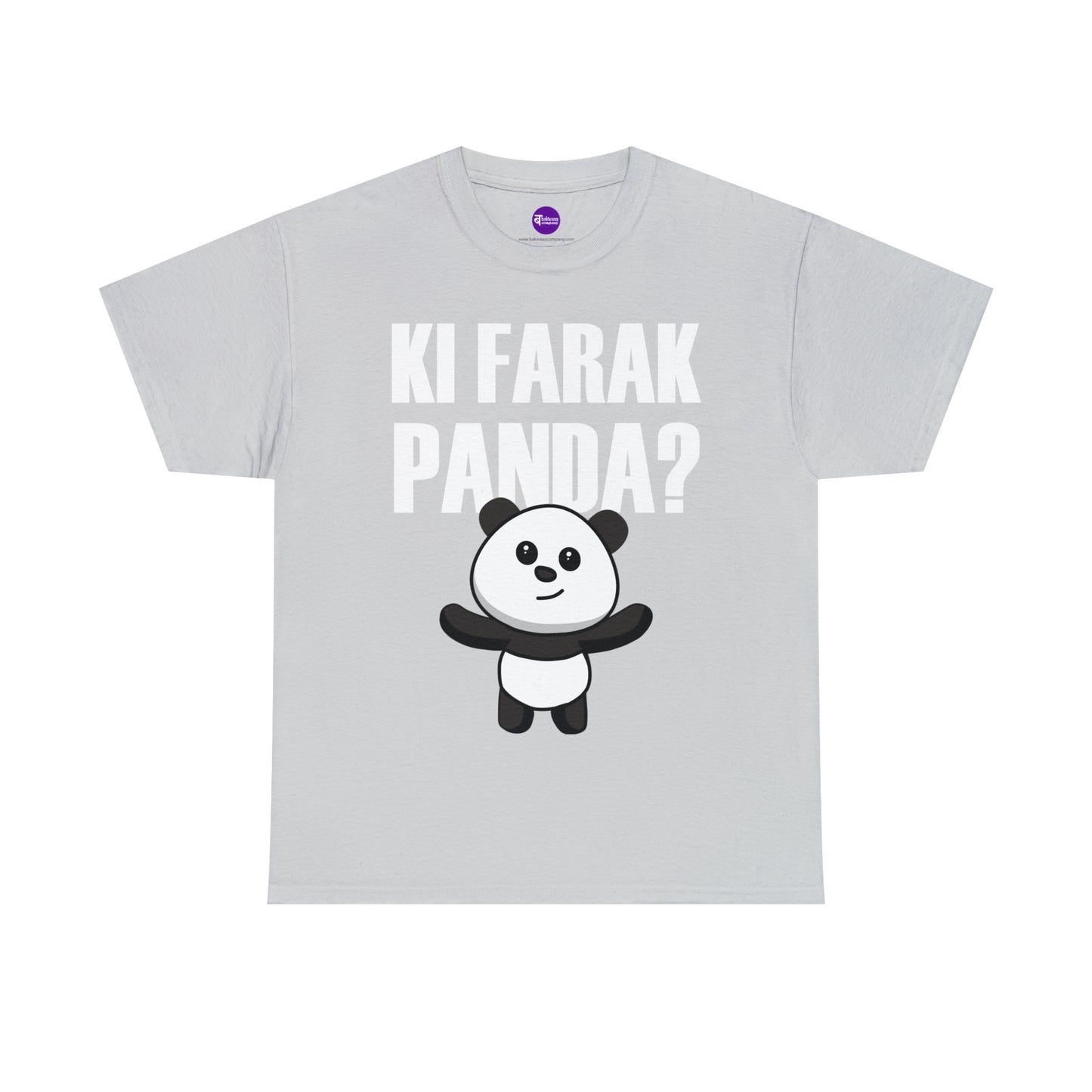 Unisex Heavy Cotton Tee - Ki Farak Panda