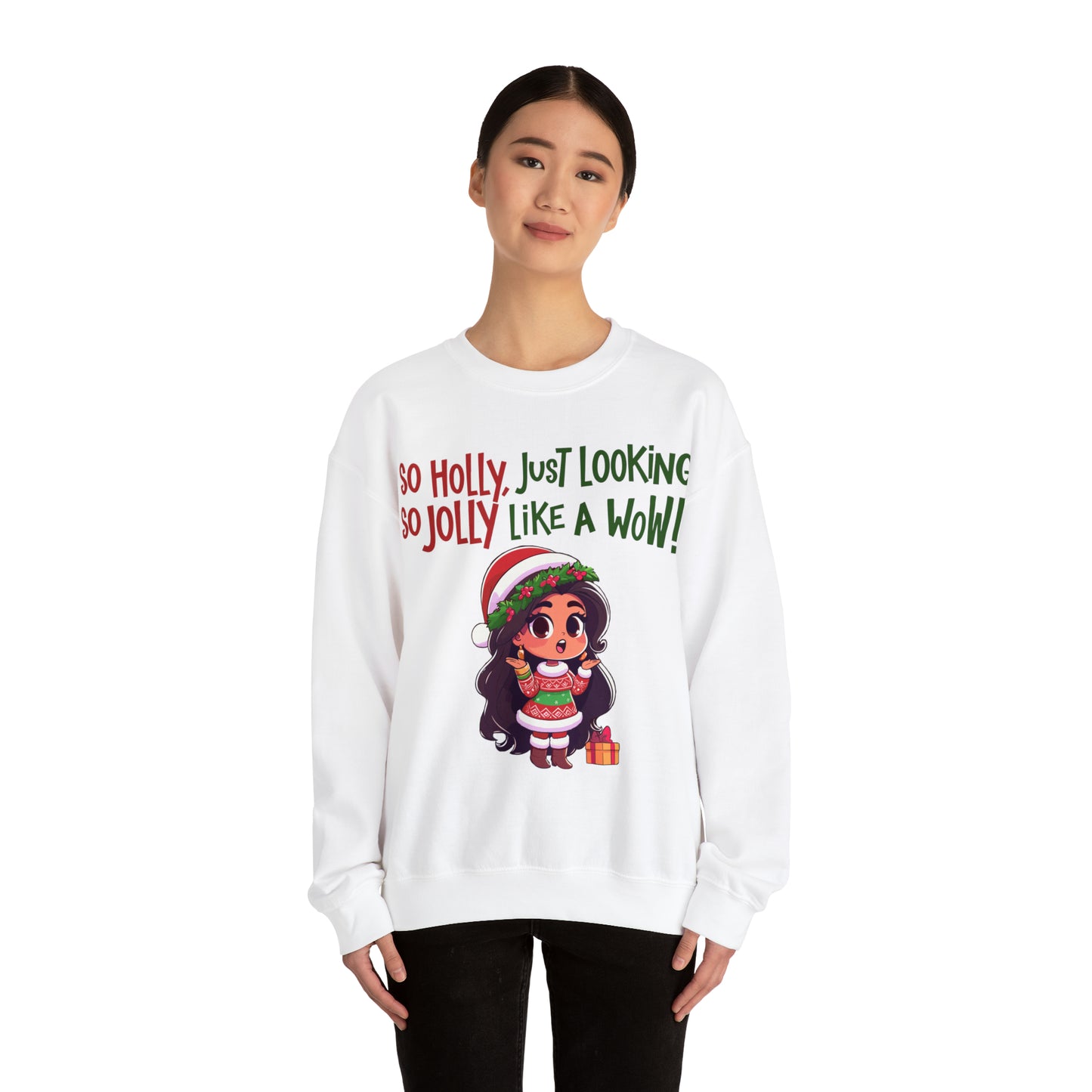 Funny Christmas Jumper - Just Looking Like A WOW