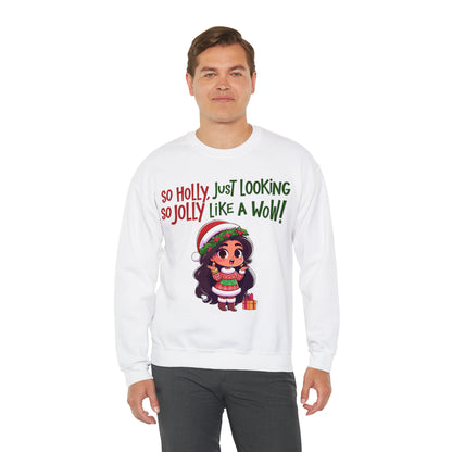 Funny Christmas Jumper - Just Looking Like A WOW