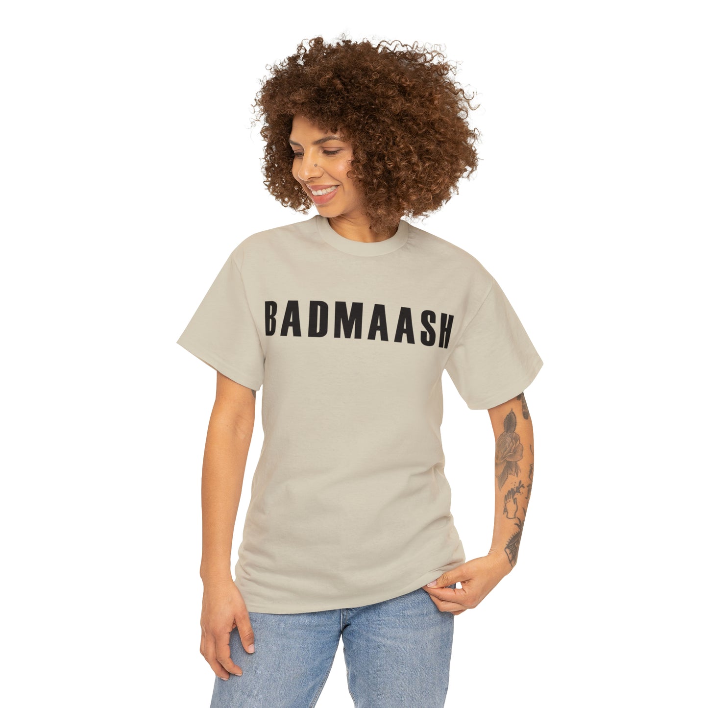 Women Heavy Cotton Tee - Badmaash