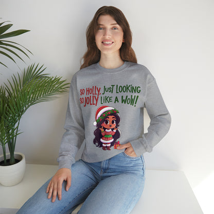 Funny Christmas Jumper - Just Looking Like A WOW