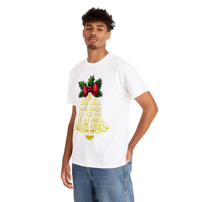 Christmas Unisex Heavy Cotton Tee - Ghanta Aayega