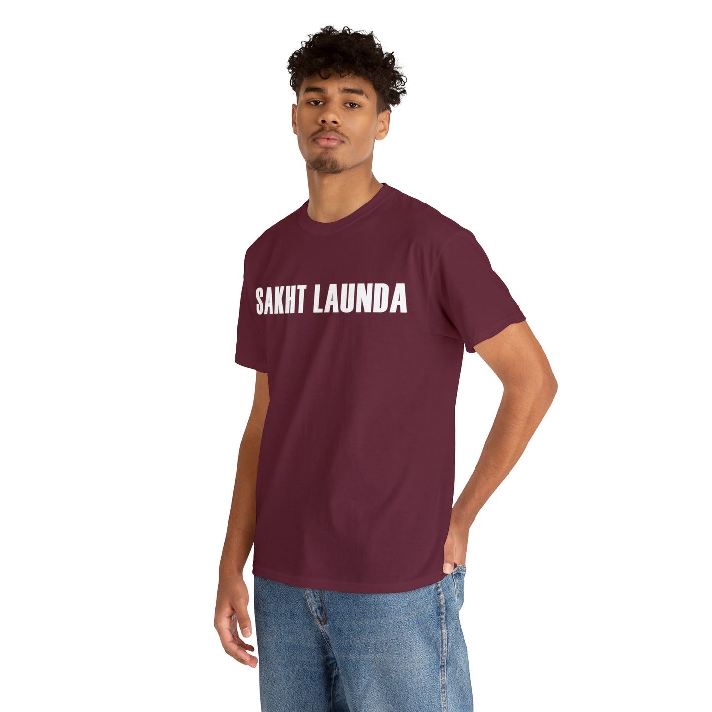 Short-Sleeve Men Printed T-Shirt - Sakht Launda