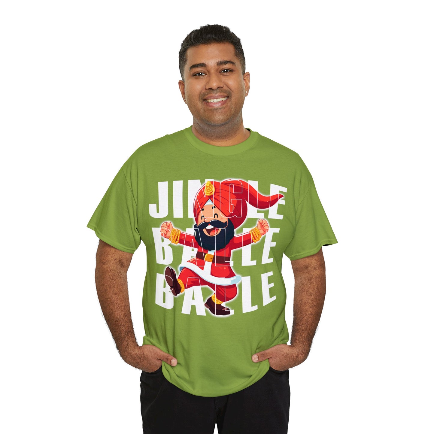 Christmas Unisex Heavy Cotton Tee - Jingle Balle Balle