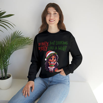 Funny Christmas Jumper - Just Looking Like A WOW