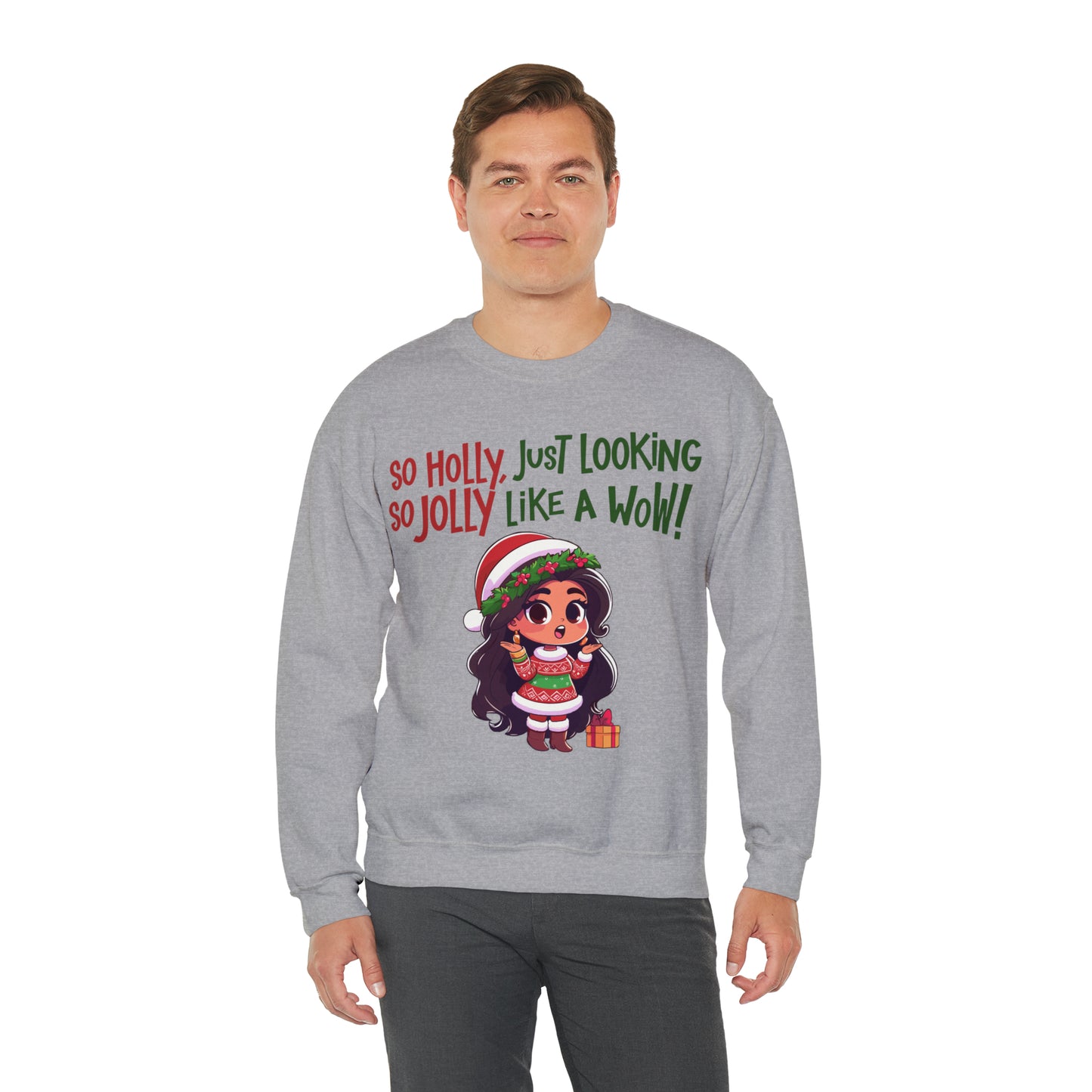 Funny Christmas Jumper - Just Looking Like A WOW