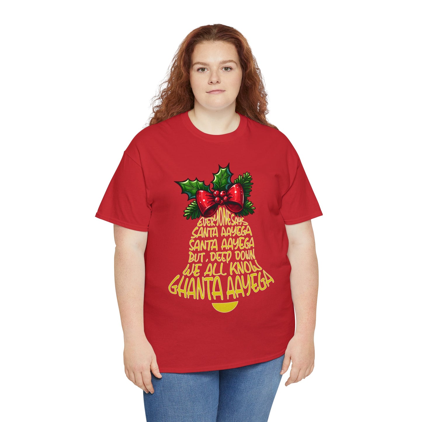 Christmas Unisex Heavy Cotton Tee - Ghanta Aayega