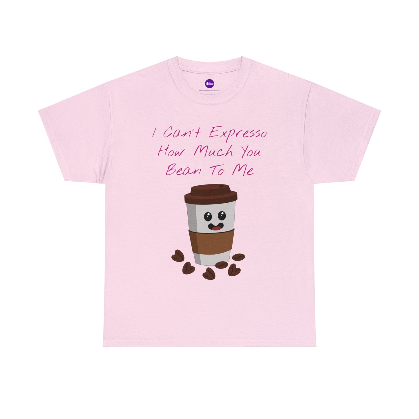 Unisex Heavy Cotton Tee - I Can't Expresso How Much You Bean To Me