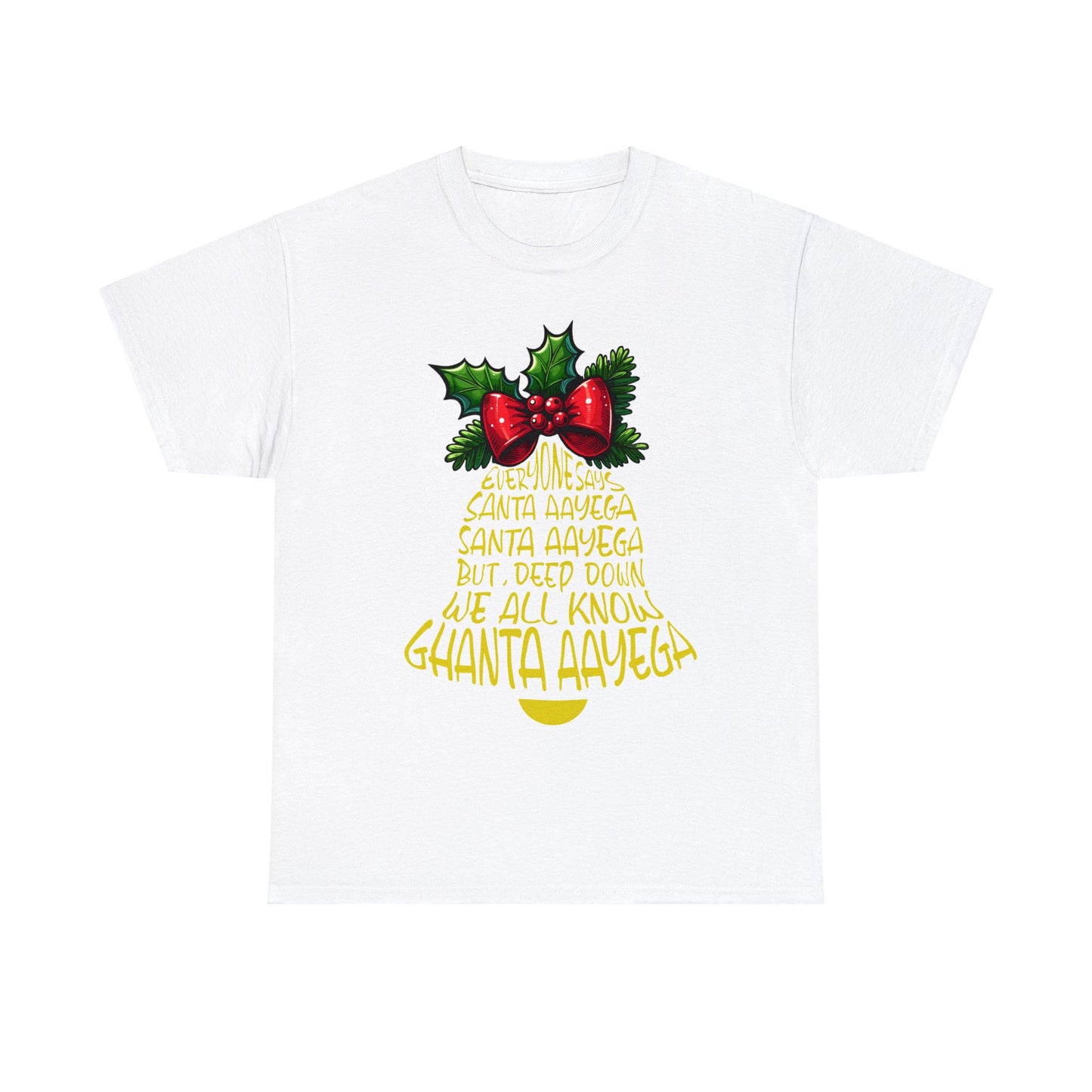 Christmas Unisex Heavy Cotton Tee - Ghanta Aayega