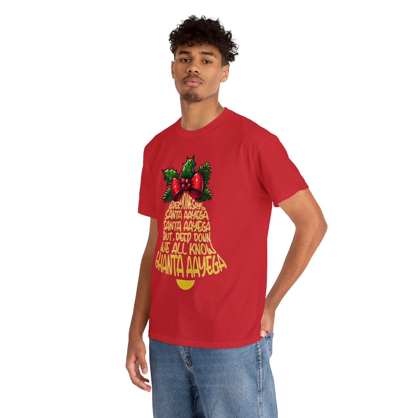 Christmas Unisex Heavy Cotton Tee - Ghanta Aayega