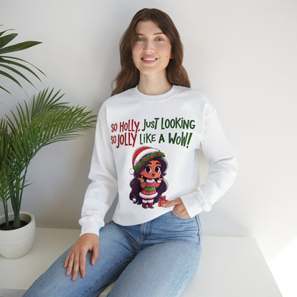 Funny Christmas Jumper - Just Looking Like A WOW