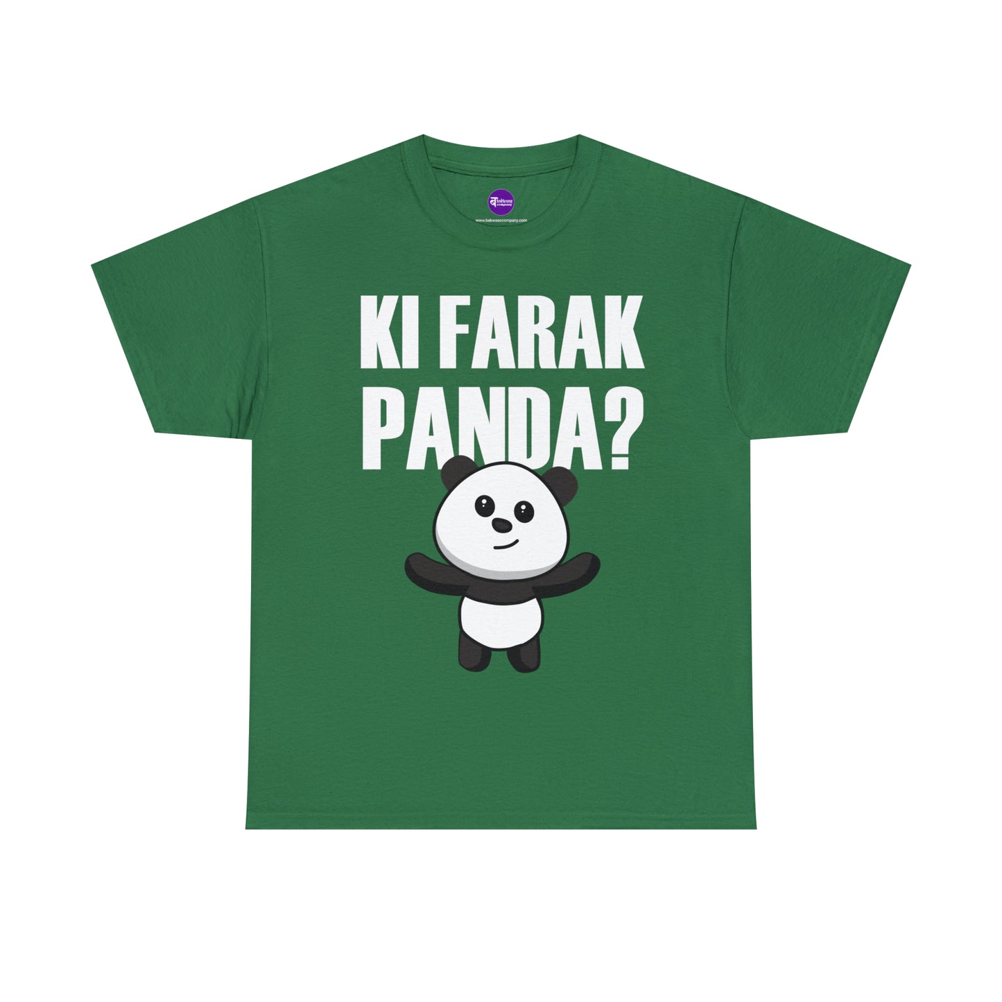 Unisex Heavy Cotton Tee - Ki Farak Panda