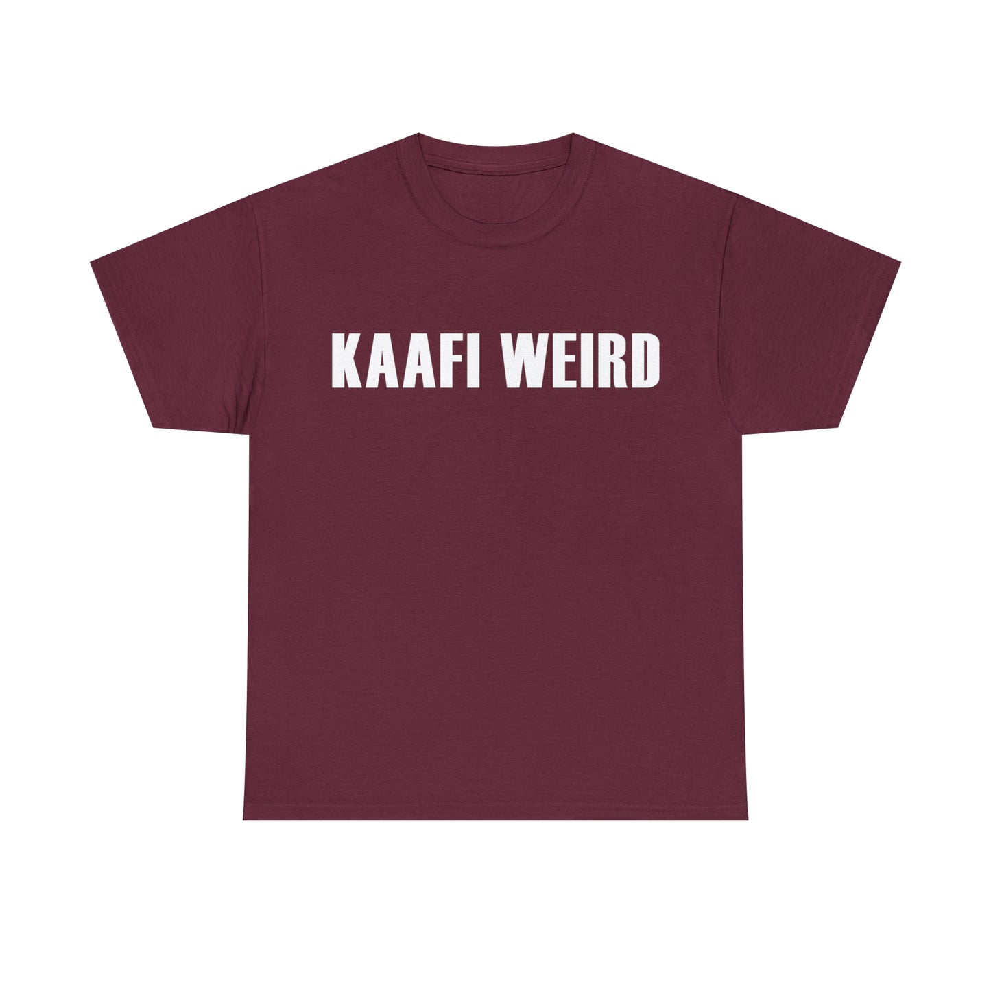 Women Heavy Cotton Tee - Kaafi Weird