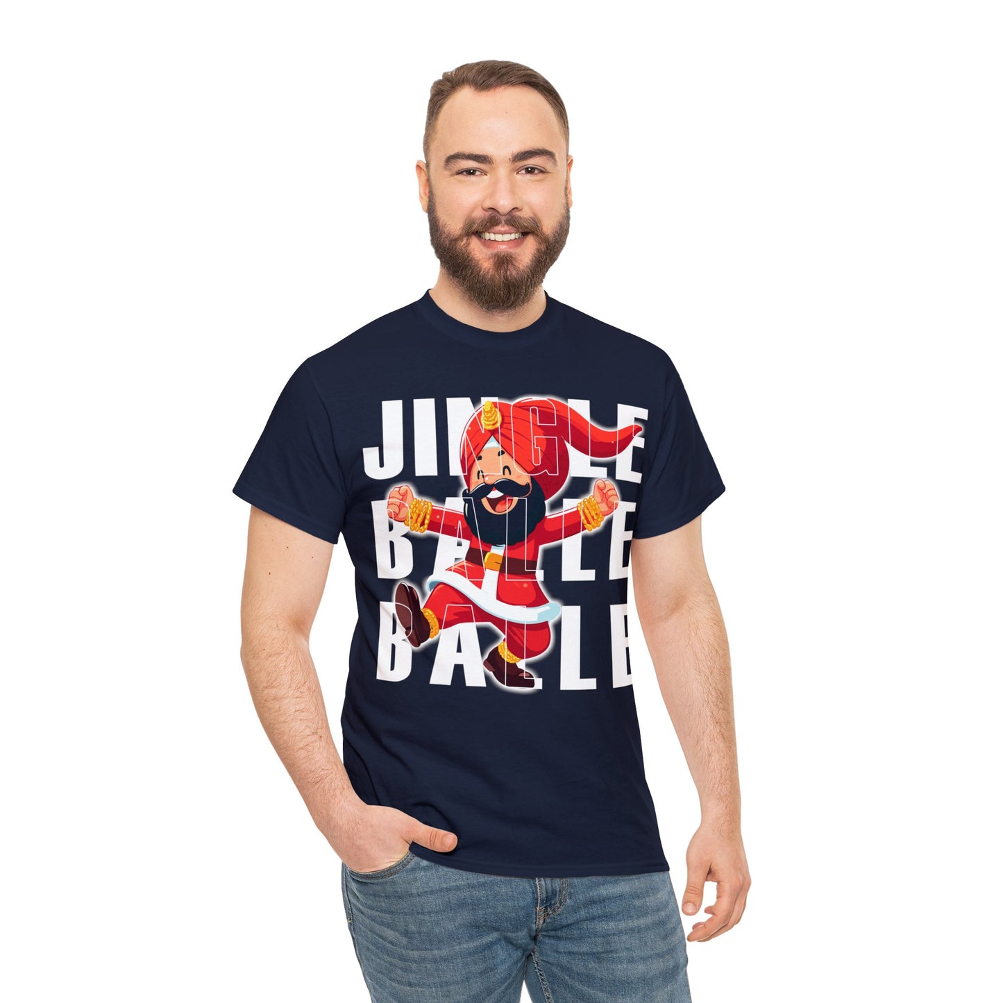 Christmas Unisex Heavy Cotton Tee - Jingle Balle Balle