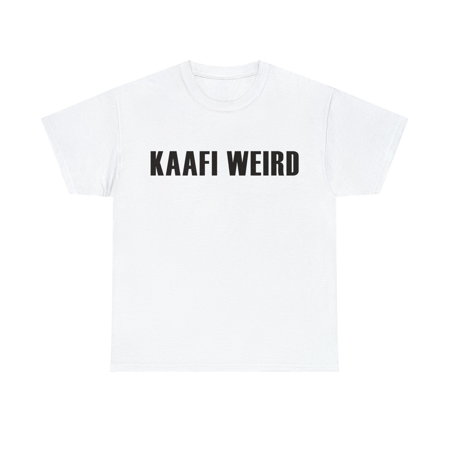 Women Heavy Cotton Tee - Kaafi Weird