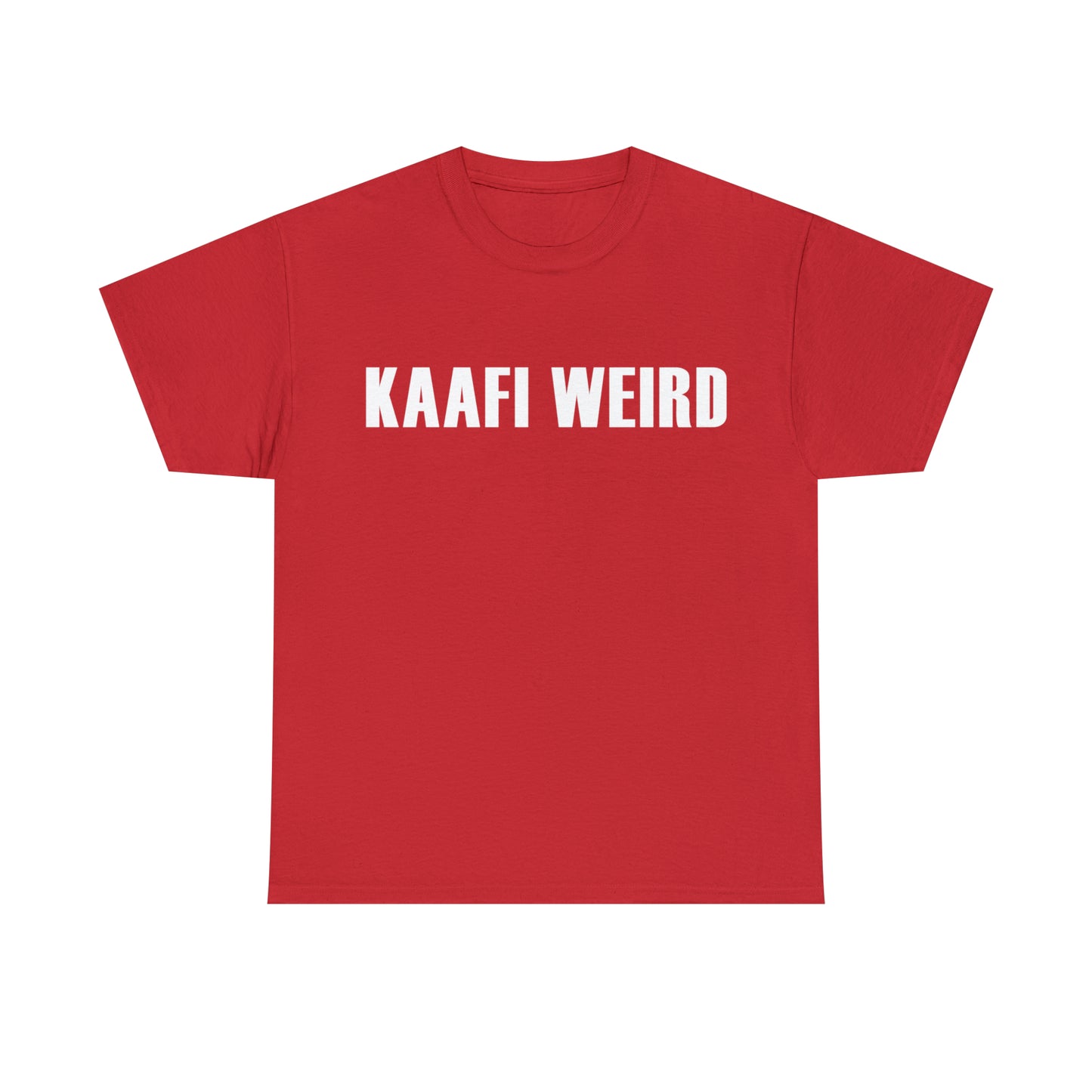 Women Heavy Cotton Tee - Kaafi Weird