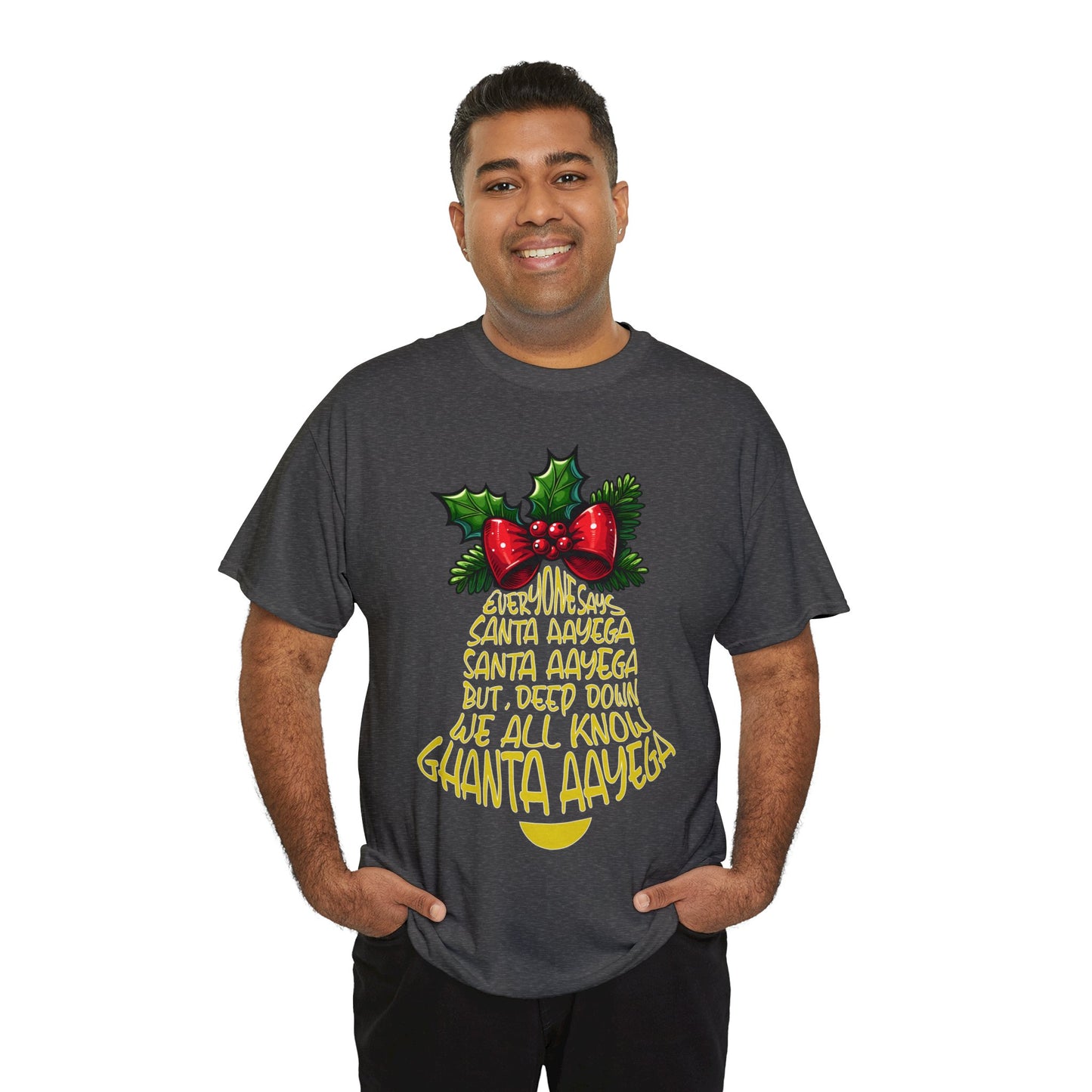 Christmas Unisex Heavy Cotton Tee - Ghanta Aayega