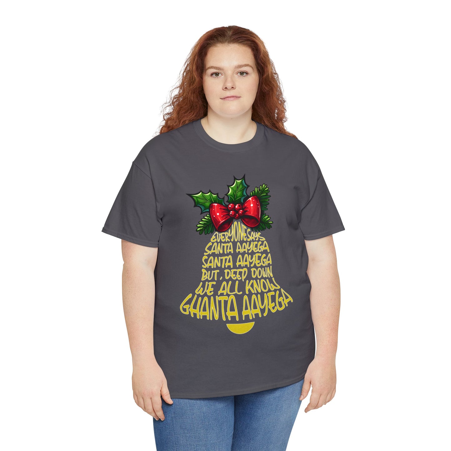 Christmas Unisex Heavy Cotton Tee - Ghanta Aayega