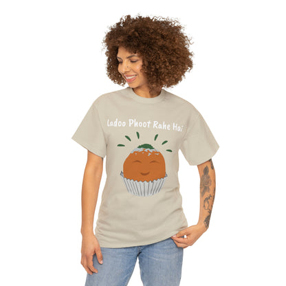 Unisex Heavy Cotton Tee - Ladoo Phoot Rahe Hai