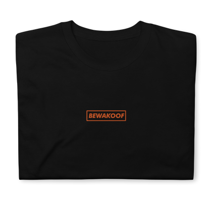 Short-Sleeve Men T-Shirt - Bewakoof (Orange)