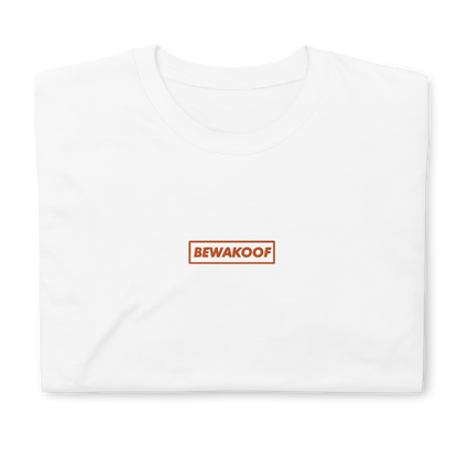 Short-Sleeve Men T-Shirt - Bewakoof (Orange)