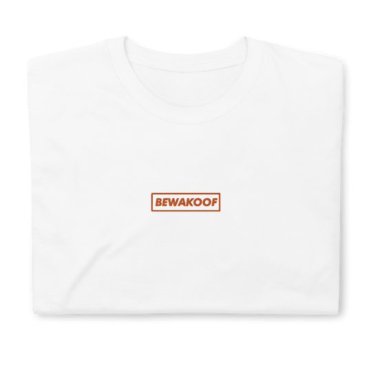 Short-Sleeve Men T-Shirt - Bewakoof (Orange)