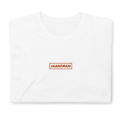 Short-Sleeve Men T-Shirt - Jaaneman (Orange)