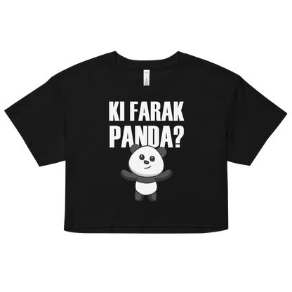 Women’s Crop Top - Ki Farak Panda